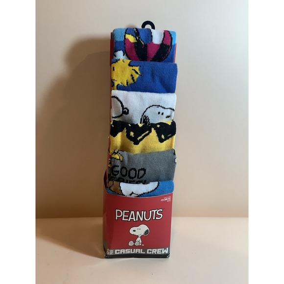 Bioworld Peanuts Snoopy Socks Size 8-12 - Picture 1 of 5
